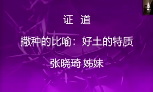 撒种的比喻：好土的特质20220529